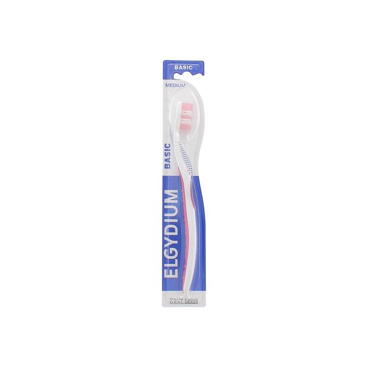 Brosse à dents Basic médium Elgydium - une brosse à dents