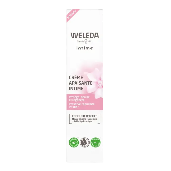 Crème apaisante intime bio Weleda - tube de 30 ml