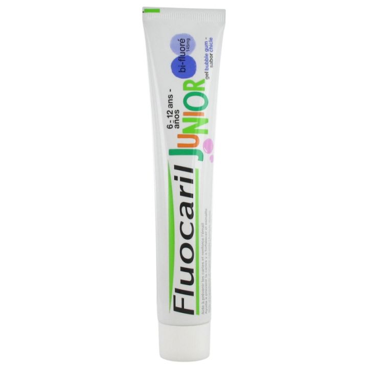 Dentifrice junior 6-12 ans arôme gel bubble Fluocaril - tube de 75 ml