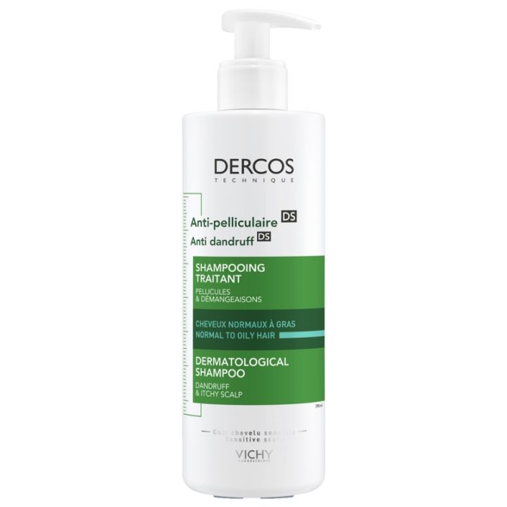 Dercos anti-pelliculaire shampooing traitant cheveux gras Vichy