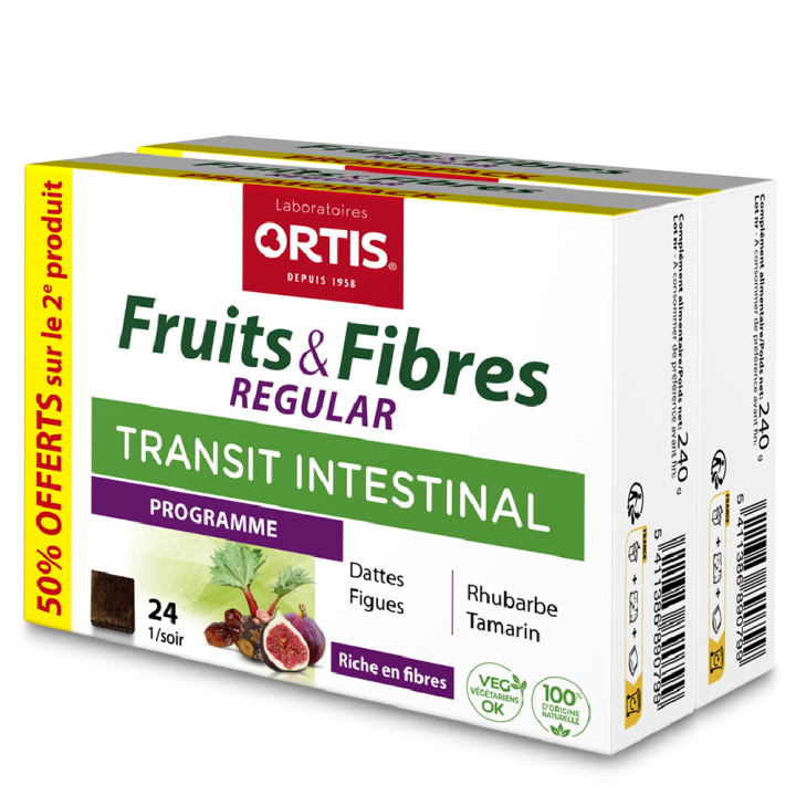 Fruits & Fibres Regular Transit intestinal Ortis