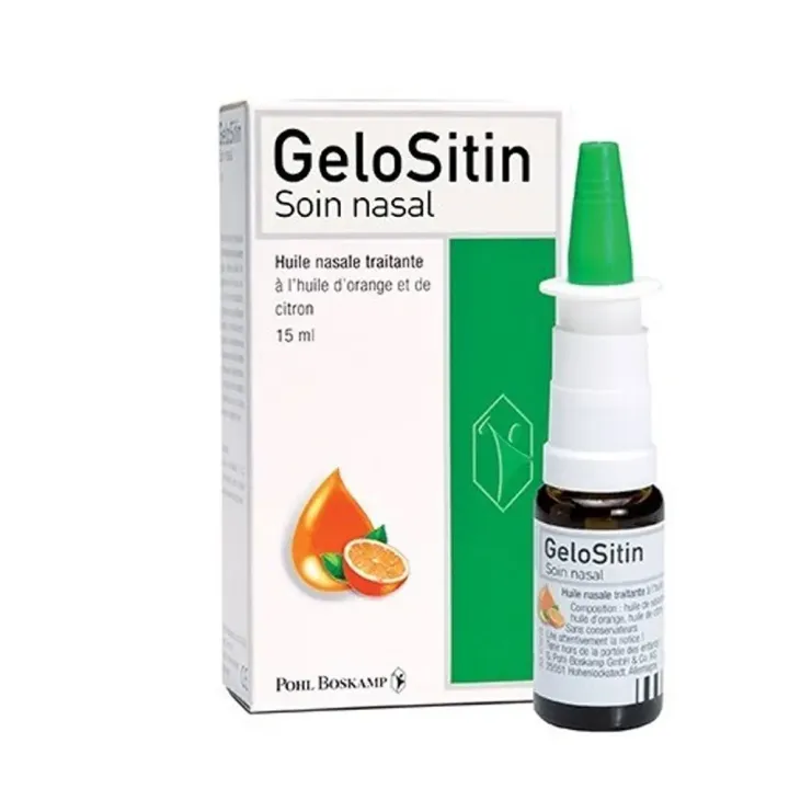 Gelositin huile nasale Pohl Boskamp - spray de 15ml