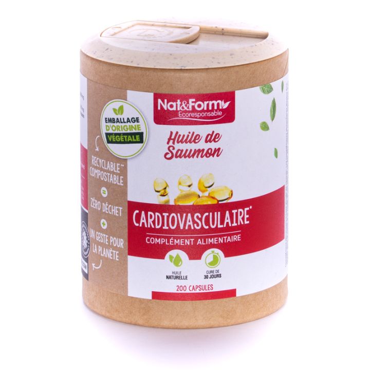 Huile de saumon Ecoresponsable Nat&Form