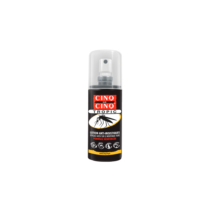 Lotion anti-moustiques tropic Cinq sur cinq - spray de 75 ml