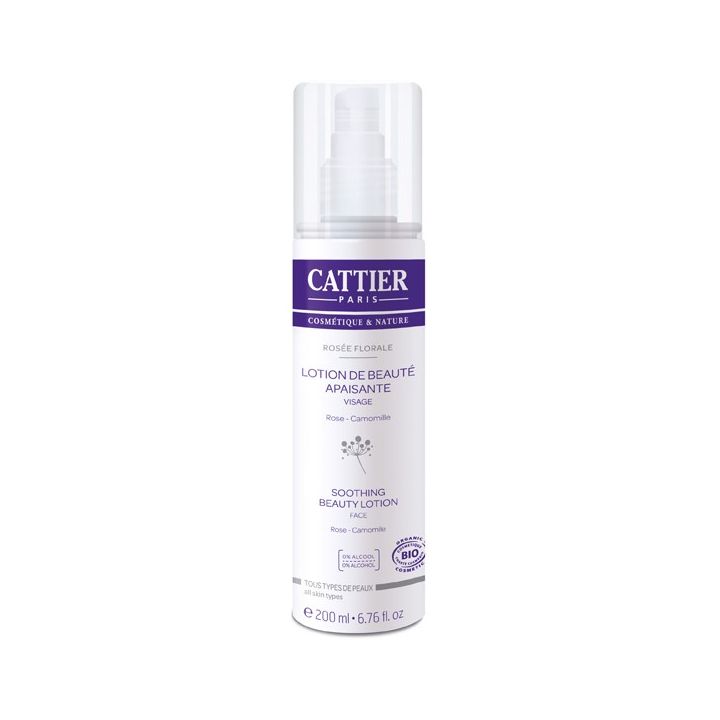 Lotion apaisante bio rosée florale Cattier - spray de 200 ml