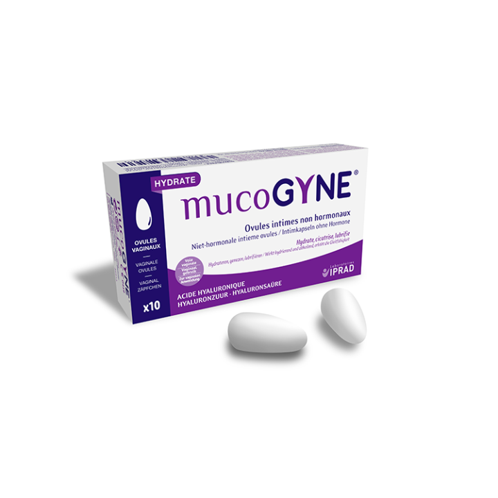 Mucogyne Ovules intimes non hormonaux - boîte de 10 ovules vaginaux