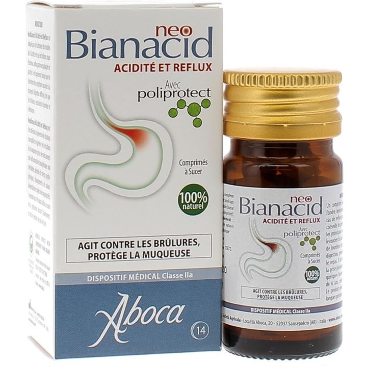 NeoBianacid acidité et reflux Aboca