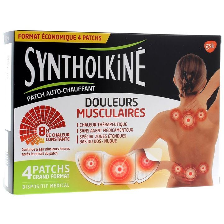 Patch chauffant douleurs musculaires SyntholKiné
