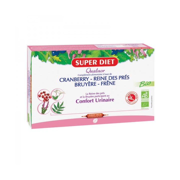 Quatuor Confort urinaire Bio Super Diet