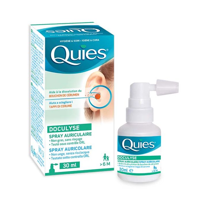 Doculyse anti-bouchon de cérumen Quies - spray de 30 ml