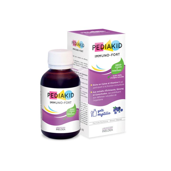 Pediakid Immuno-Fort goût myrtille – 125 ml