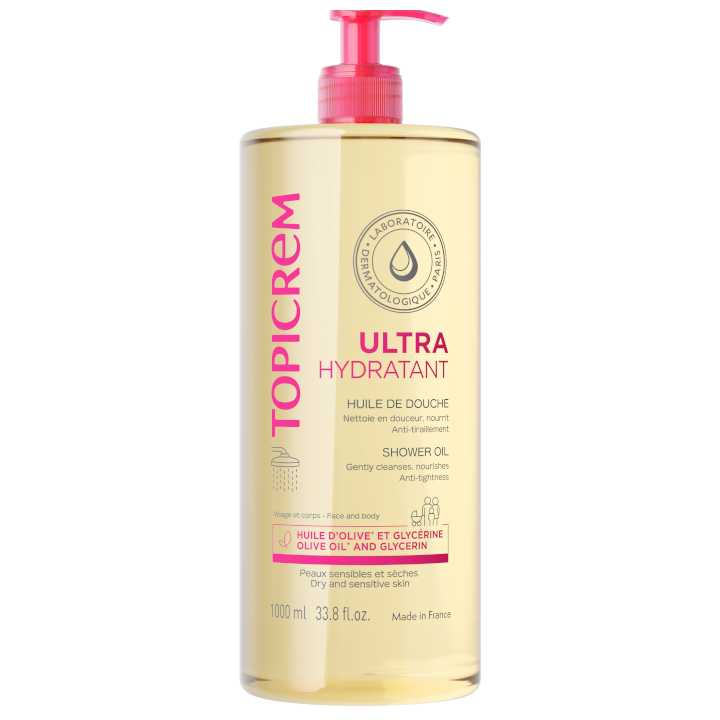 Ultra hydratant huile de douche Topicrem