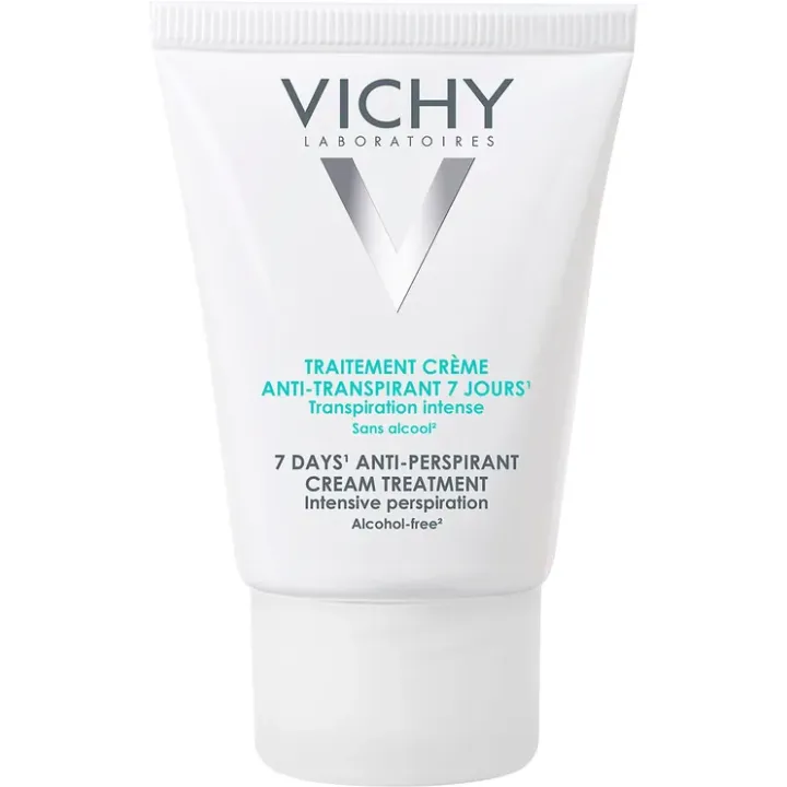 Traitement crème anti-transpirant 7 jours Vichy - tube de 30 ml