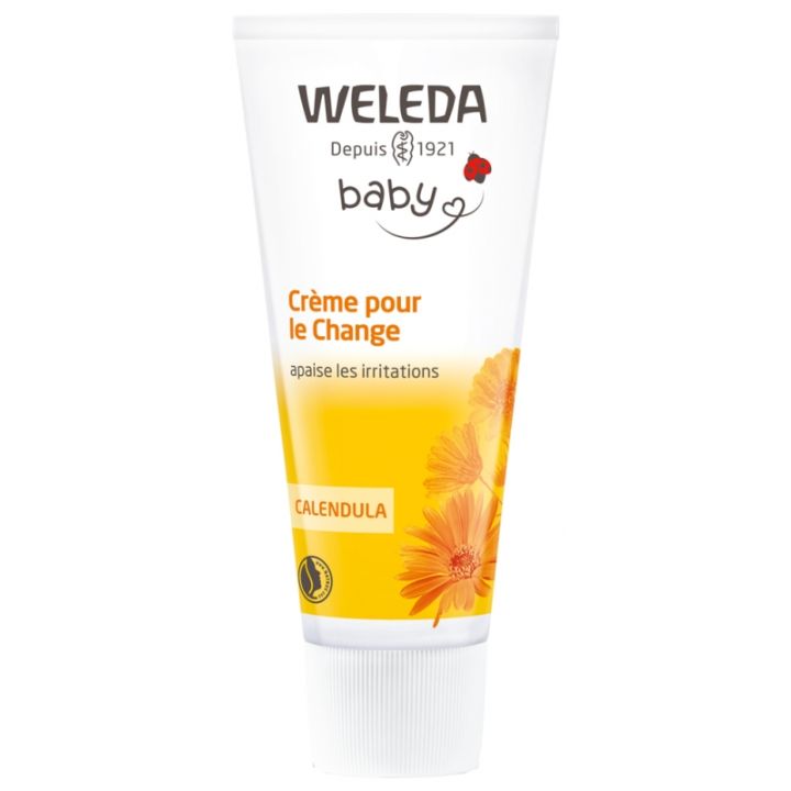 Crème pour le change au Calendula bébé Weleda