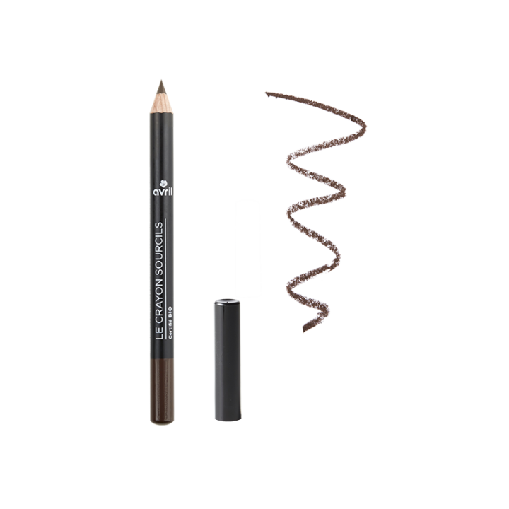 Crayon sourcils bio Avril - crayon de 3g - Brun