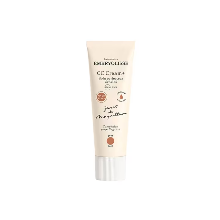 CC cream+ soin perfecteur de teint Embryolisse - tube de 30ml - Doré