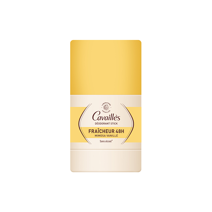 Déodorant fraîcheur 48h mimosa vanillé Rogé Cavaillès - stick de 50ml