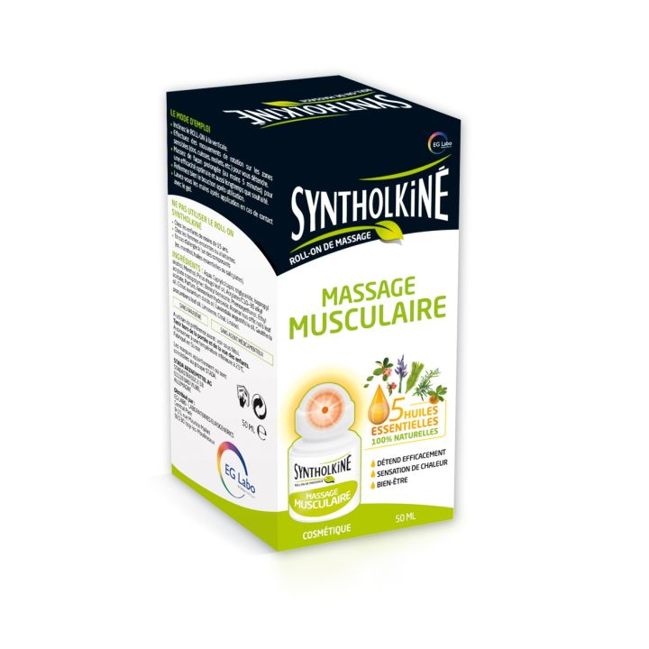 Roll-on de massage musculaire Syntholkiné - roll-on de 50 ml