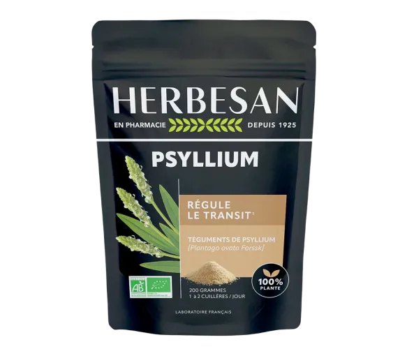 Psyllium bio Transit Intestinal Herbesan - sachet de 200g - image 1