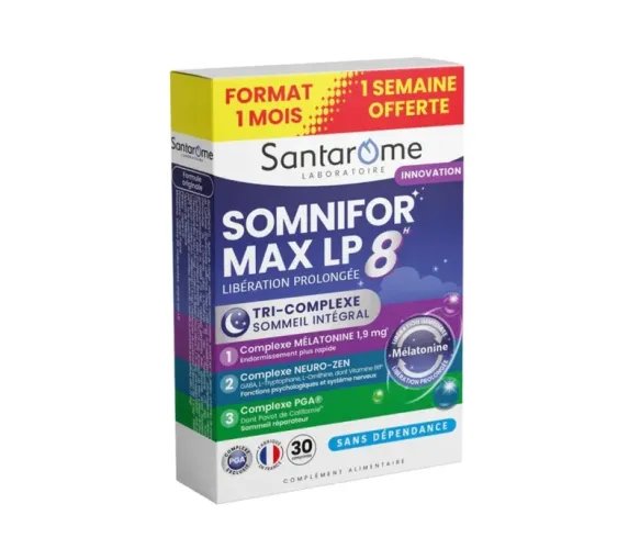 Somnifor max LP 8h Santarome - boite de 30 comprimés - image 1