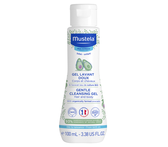 Gel lavant doux corps et cheveux Mustela - flacon de 100ml