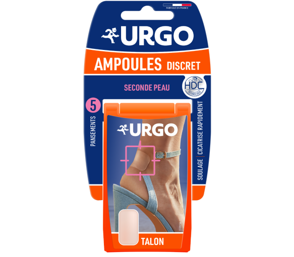 Pansements ampoules discret Urgo - boîte de 5 pansements