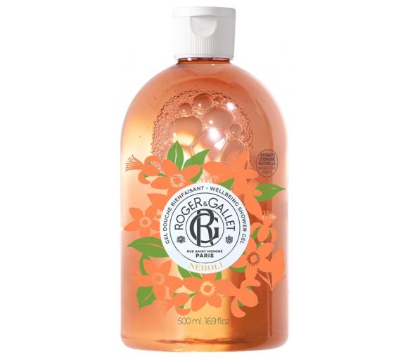 Gel douche bienfaisant Néroli Roger & Gallet - flacon de 500ml - image 1
