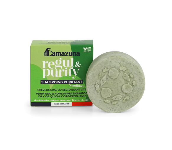 Shampooing solide cheveux gras Lamazuna - pain de 70g