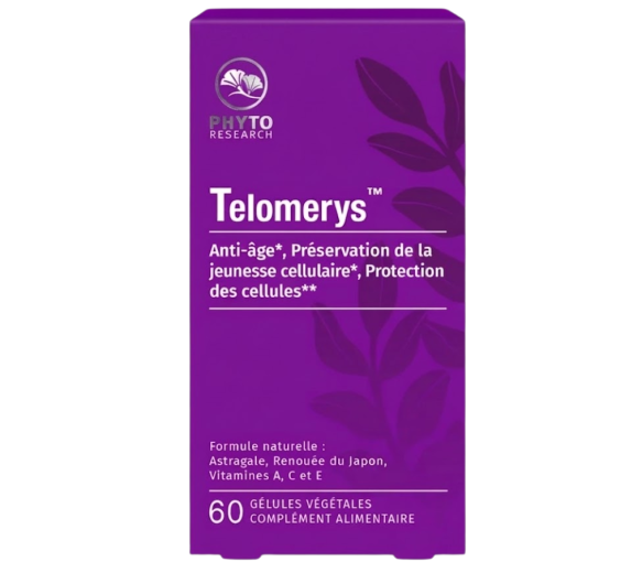 Telomerys anti-âge phyto research - Boite de 60 gélules végétales - image 1