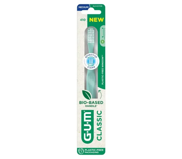 Classic brosse à dents bio-sourcée Medium Gum - une brosse à dents