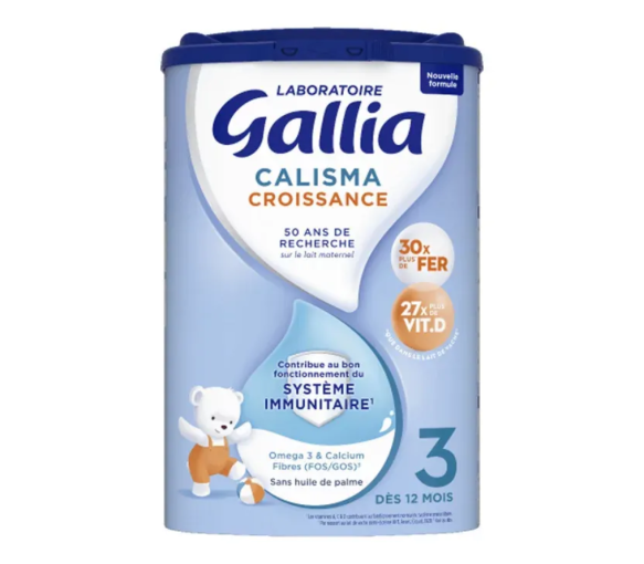 Calisma Croissance Lait en poudre 3ème âge Gallia - pot de 800g