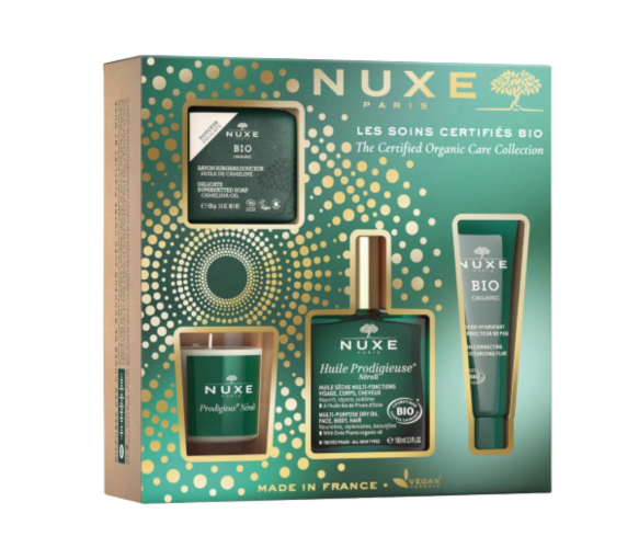 Coffret les soins certifiés bio Nuxe - coffret de 4 produits