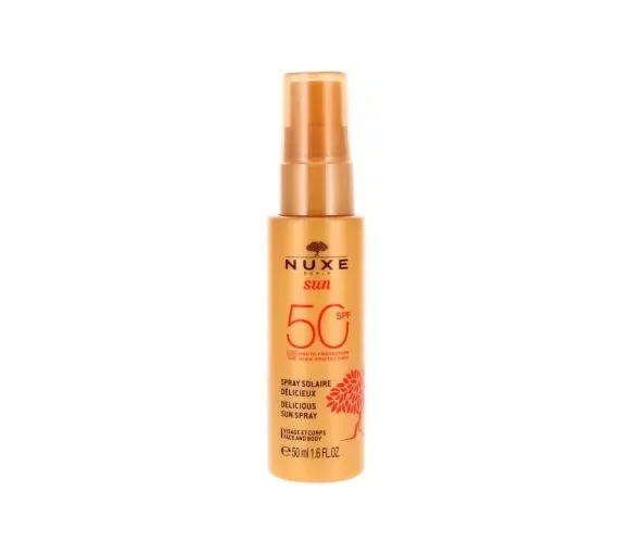 Spray solaire délicieux sun SPF50 Nuxe - spray de 50ml
