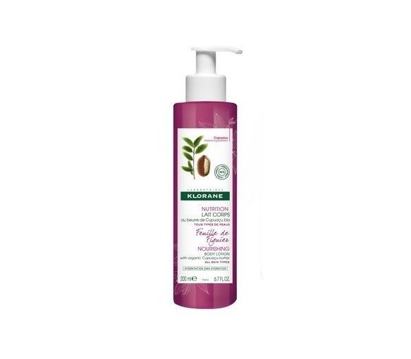 Lait corps feuille de figuier Klorane - flacon-pompe de 200ml