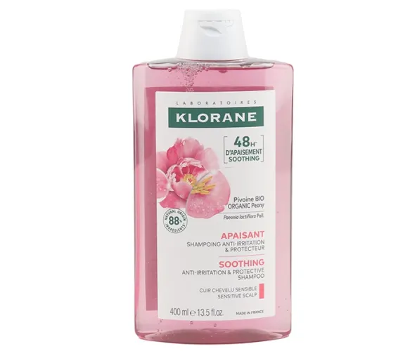 Shampooing apaisant & anti-irritant à la pivoine bio Klorane - flacon de 400ml
