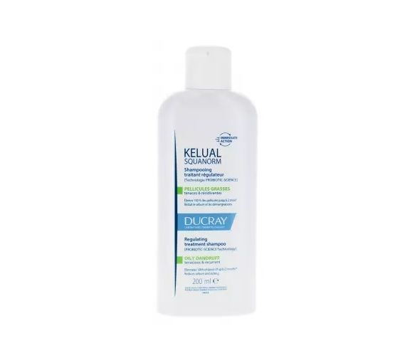 Squanorm shampooing traitant régulateur pellicules grasses Ducray - image 1