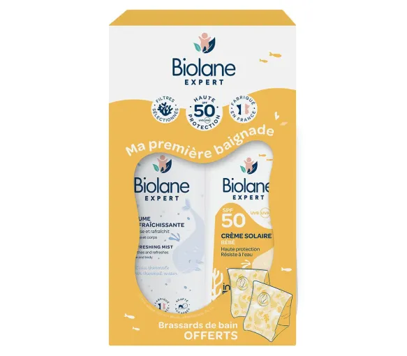 Ma première baignade Biolane - coffret de 2 produits + brassards de bain offerts