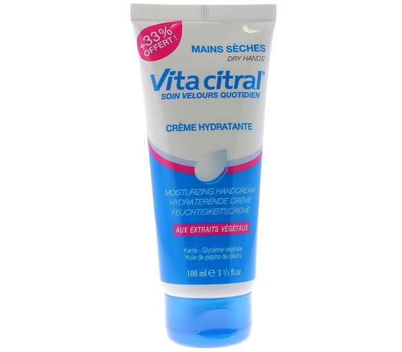 Crème hydratante mains sèches Vita Citral - tube de 100 ml