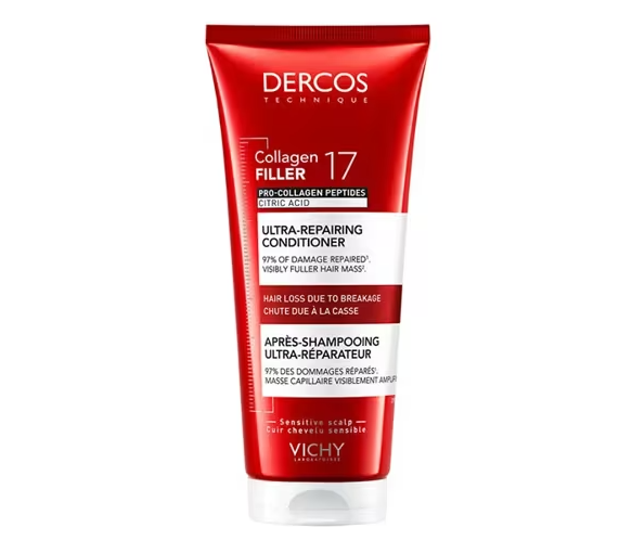 Dercos Collagen 17 filler après-shampooing ultra-réparateur Vichy - tube de 200ml - image 1