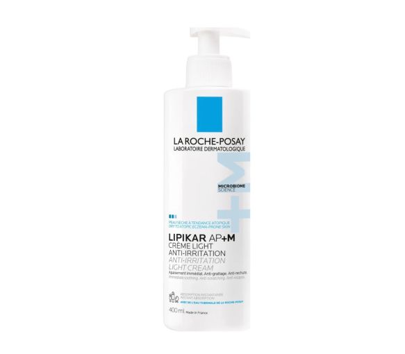 Lipikar AP+M Crème relipidante anti-irritation La Roche-Posay - flacon-pompe de 400ml