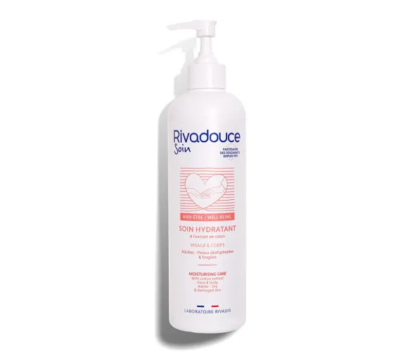 Soin hydratant corps et visage Rivadouce - flacon-pompe de 500ml