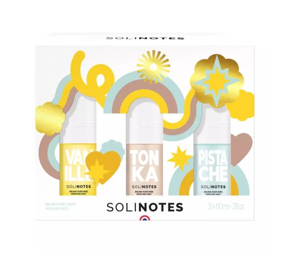 Coffret brumes parfumées Solinotes Vanille Tonka Pistache – 3 produits - image 1