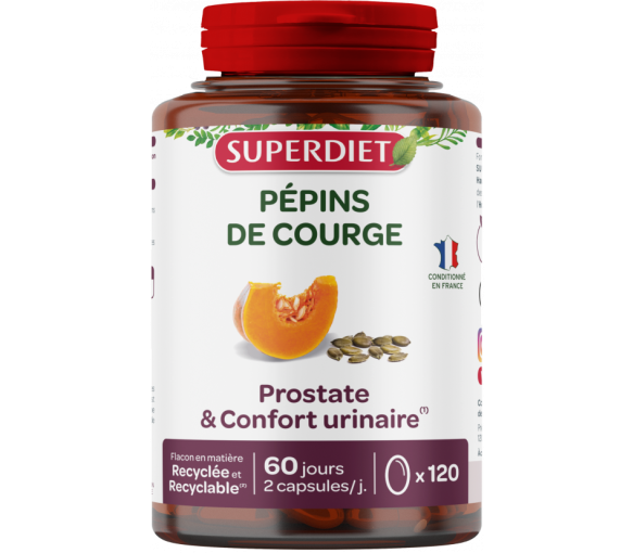 Pépins de courge Super Diet - boite de 120 capsules - image 1