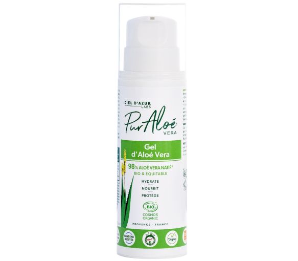 Gel 98% d'aloe vera bio Pur Aloé - image 4