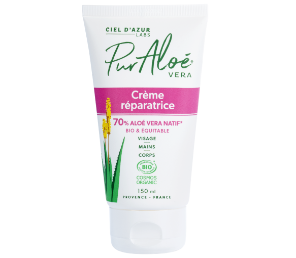 Crème réparatrice 70% Aloe vera Bio Pur Aloé - image 1