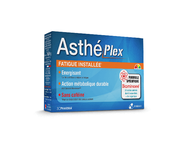 Astheplex fatigue installée 3C Pharma - boîte de 30 gélules