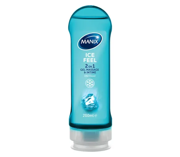 Gel massage intime 2en1 ice feel Manix - flacon de 200ml - image 1
