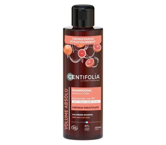 Shampooing volume cheveux fins et plats bio Centifolia - flacon de 200ml - image 1