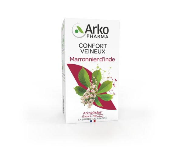 Arkogélules Marronnier d'Inde bio Arkopharma - boîte de 45 gélules - image 1