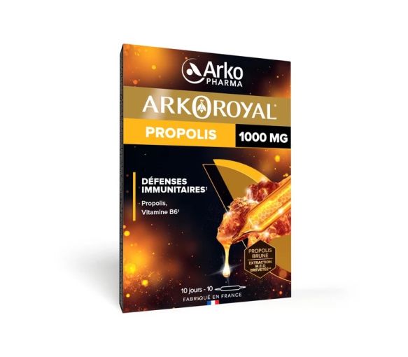 Arkoroyal Propolis 1000 mg Arkopharma – 10 ampoules - image 1